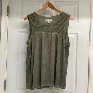 Knox Rose Green Sleeveless Top